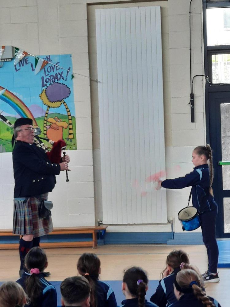 Philip from the City of Limerick Pipe Band 