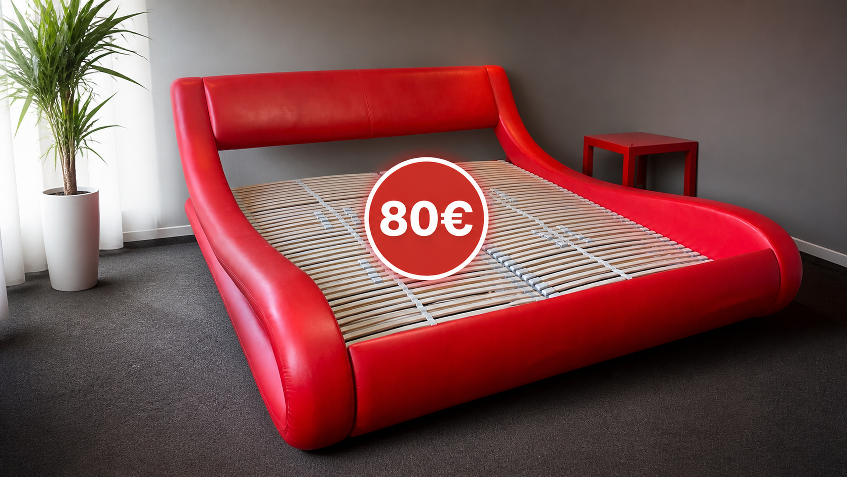 Modernes Designerbett zu verkaufen