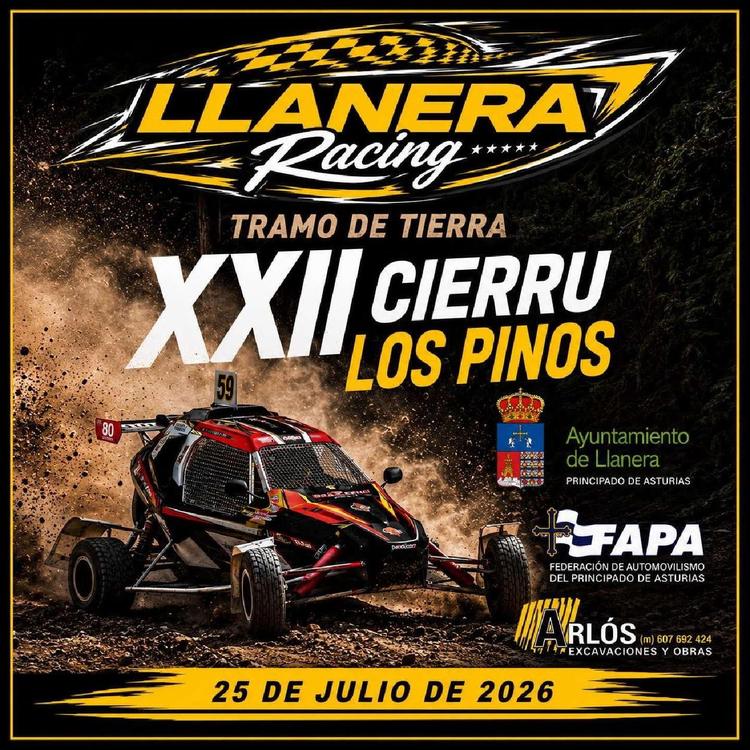 XXII Tramo de Tierra Cierru Los Pinos: 4,65 km de tierra en Posada de Llanera (Asturias) el 25 de julio