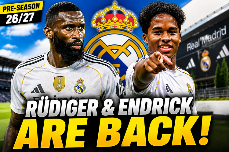  RÜDIGER & ENDRICK are BACK! Real Madrid pre-season 2627