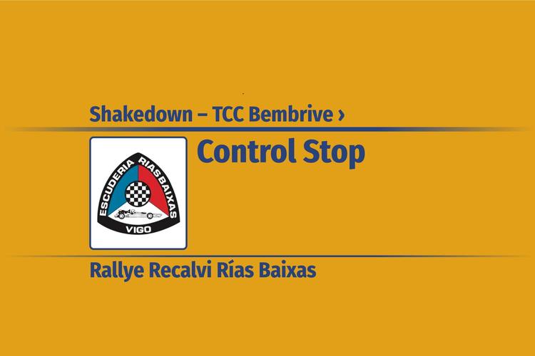 Shakedown – TCC Bembrive | Control Stop