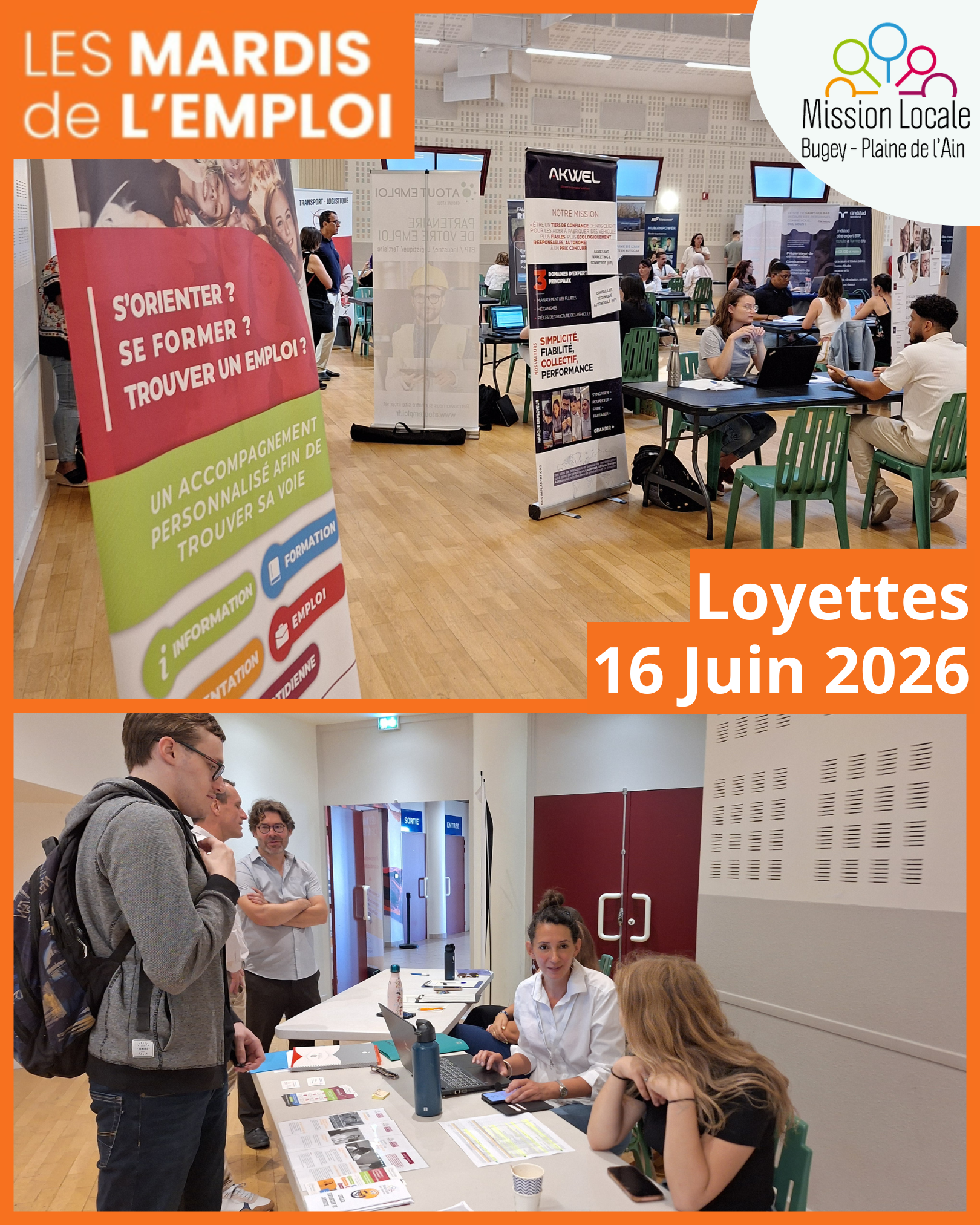 Mardi de l'emploi - Juin 2026 - Loyettes