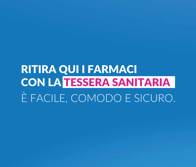 Ritiro farmaci con tessera sanitaria