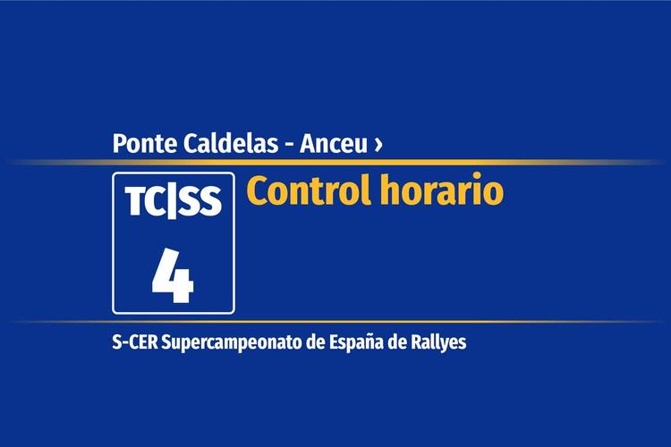 Tramo 4 &nbsp;›&nbsp; Ponte Caldelas - Anceu | Control horario