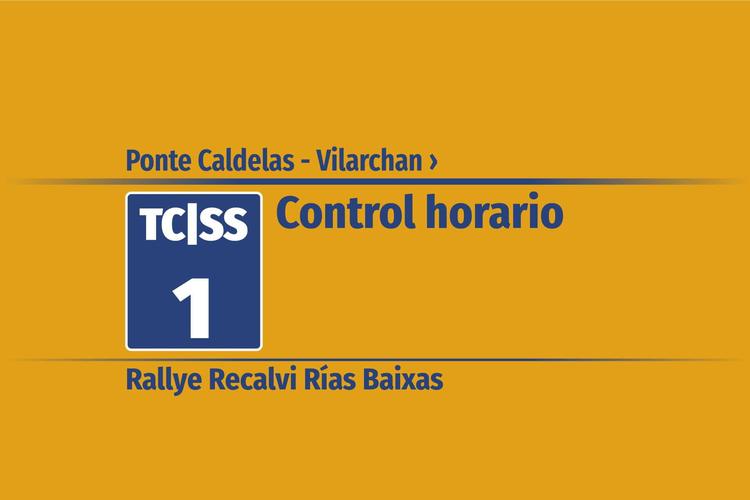 Tramo 1 &nbsp;›&nbsp; Ponte Caldelas - Vilarchan | Control horario