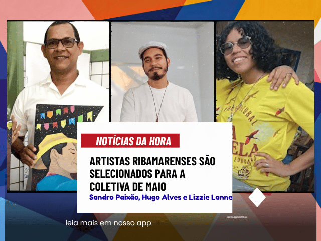 Artistas visuais Ribamarenses são selecionados para a "Coletiva de Maio 2026
