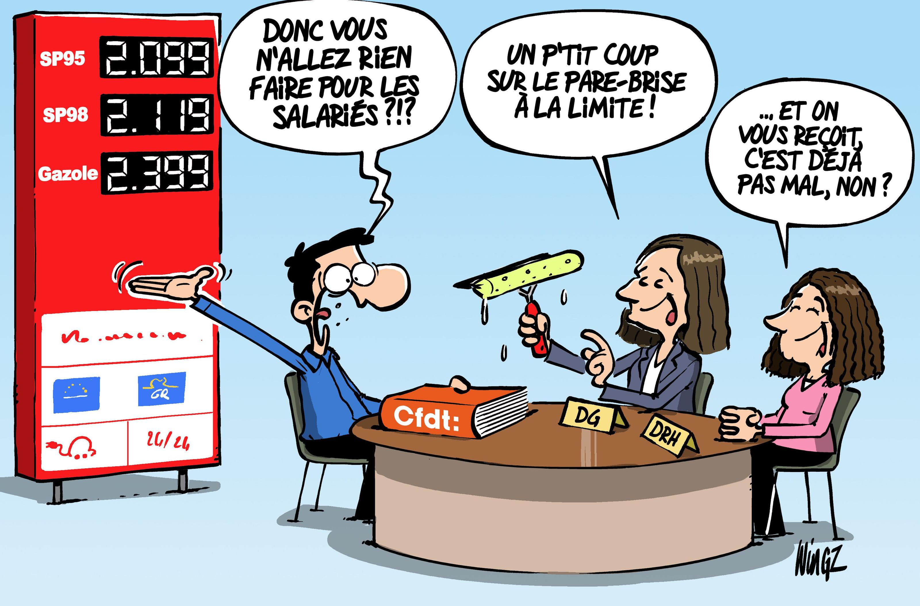 Flambée des carburants : une réponse de la direction en décalage avec la "vraie vie" des salariés