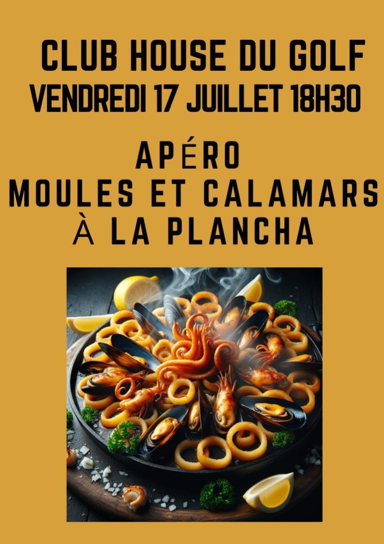 Club House du Golf : apéro plancha 17 juillet 18h30