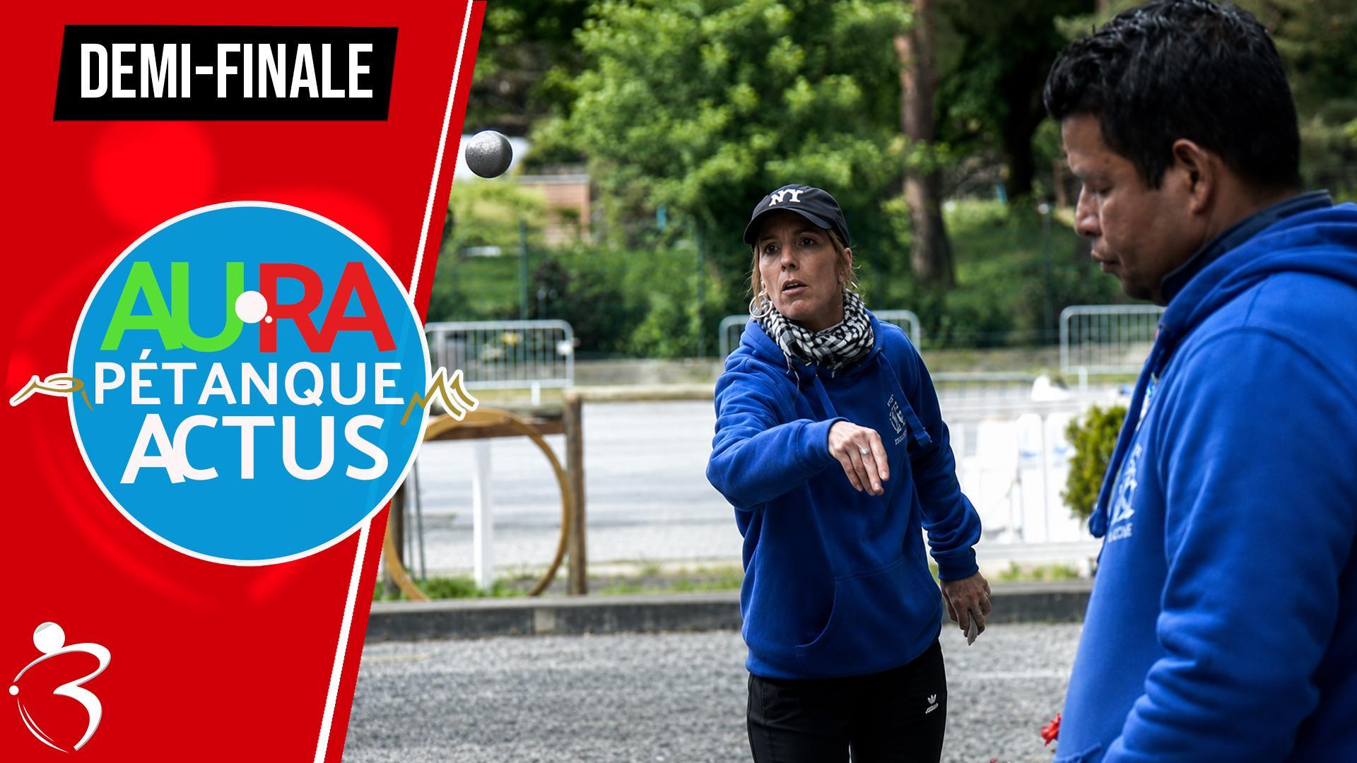 Demi-finale Puy-de-Dôme VS Loire : Championnat Régional AURA doublette mixte de pétanque