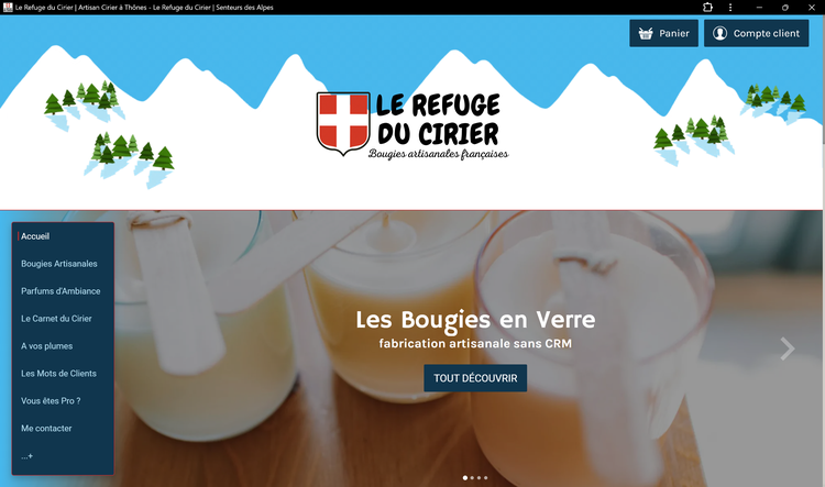 Le Refuge du Cirier - Florian : "Boutique Offre Liberté"