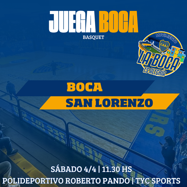 Sábado de Basquet ante San Lorenzo