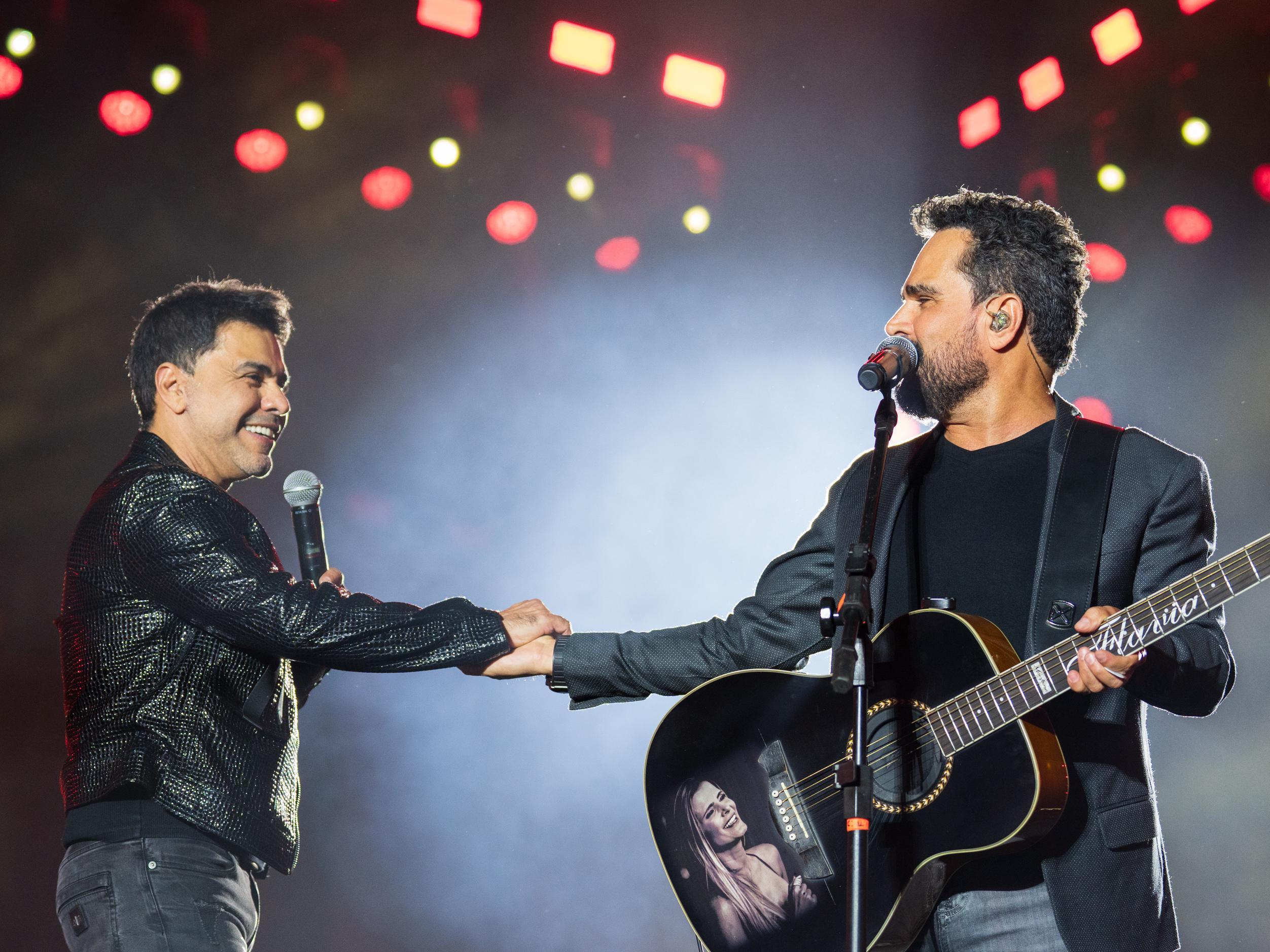 Em Goiânia, Zezé Di Camargo e Luciano mostram seus hits no Festival “Histórias” com coro do público