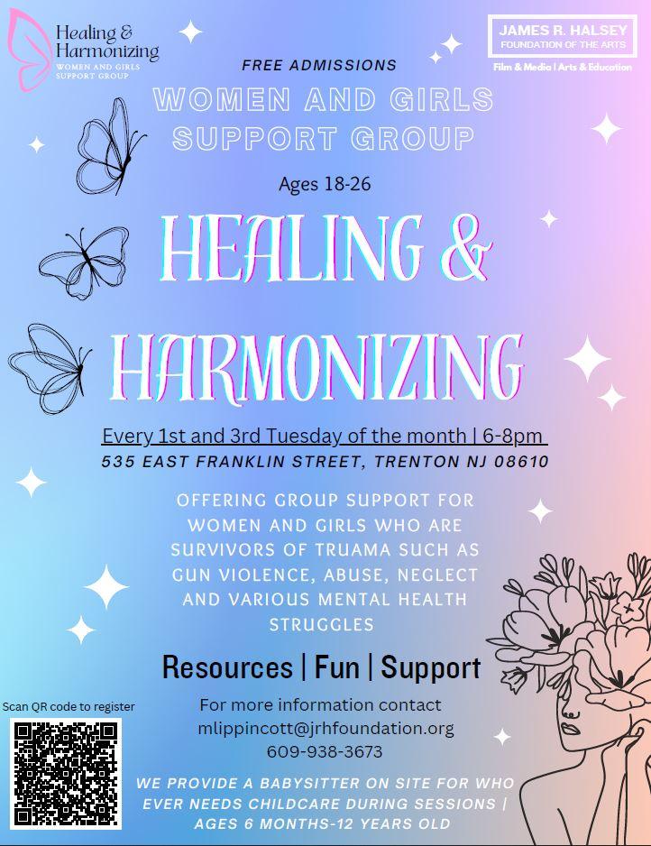 Healing and Harmonizing, Women and Girls Support Group (Ages 18-26)