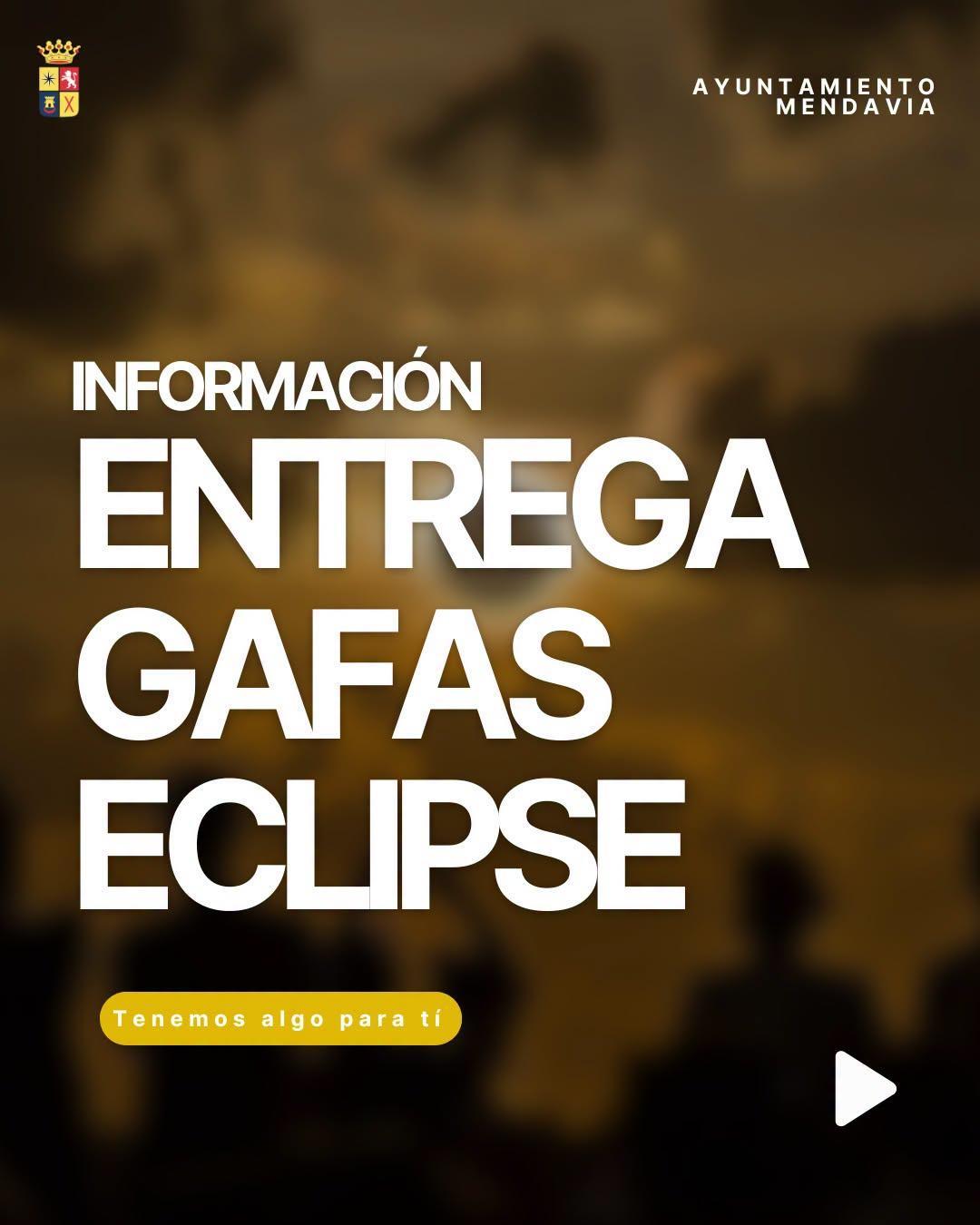 🕶️🌔 REPARTO DE GAFAS PARA EL ECLIPSE 🕶️🌔