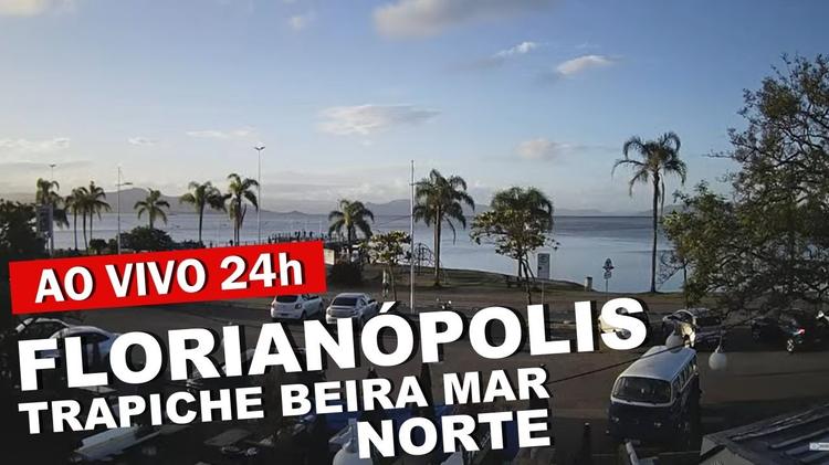 Câmera ao Vivo Florianópolis - Trapiche Beira Mar Norte