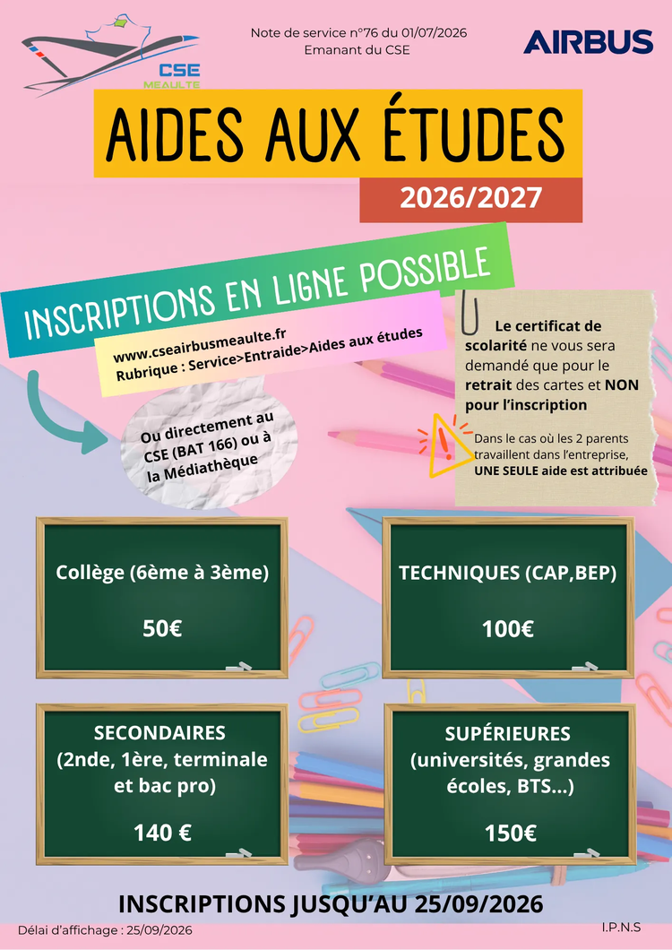 Aides aux études