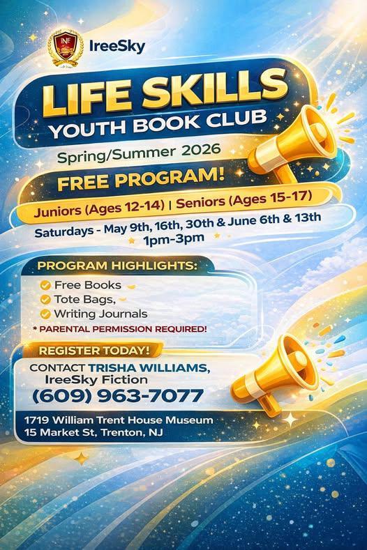 LIFE SKILLS - Youth Book Club w/IreeSky Fiction