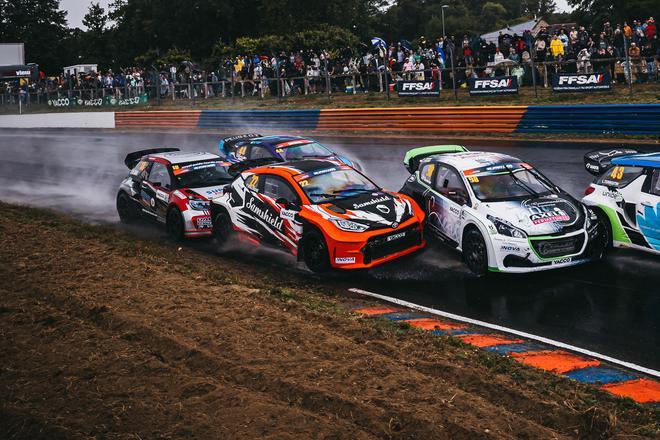 Rallycross Lohéac: La Toyota Yaris de Philippe Maloigne passe à l'étape supérieure