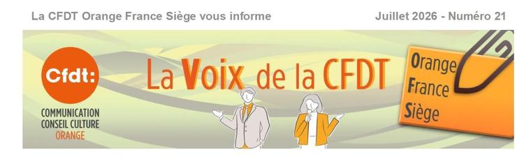 La voix de la CFDT OFS N°21 - (juillet 2026)