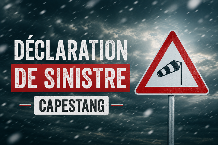 Déclaration de sinistre suite à la tempête du 24 août