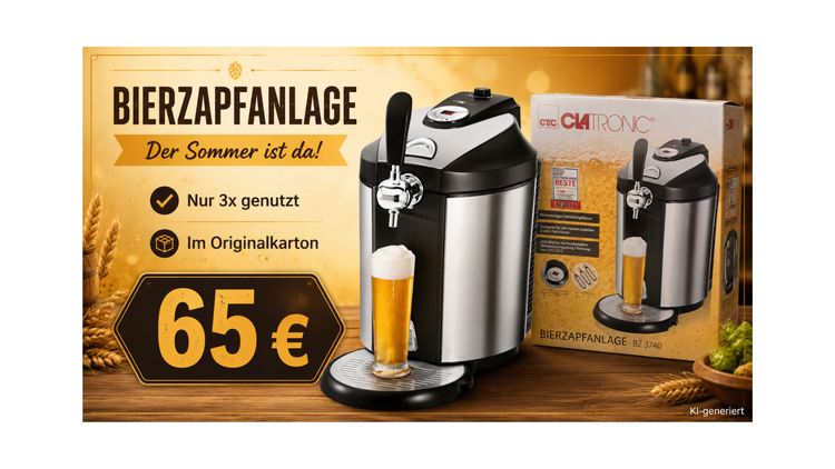 Bierzapfanlage zu verkaufen