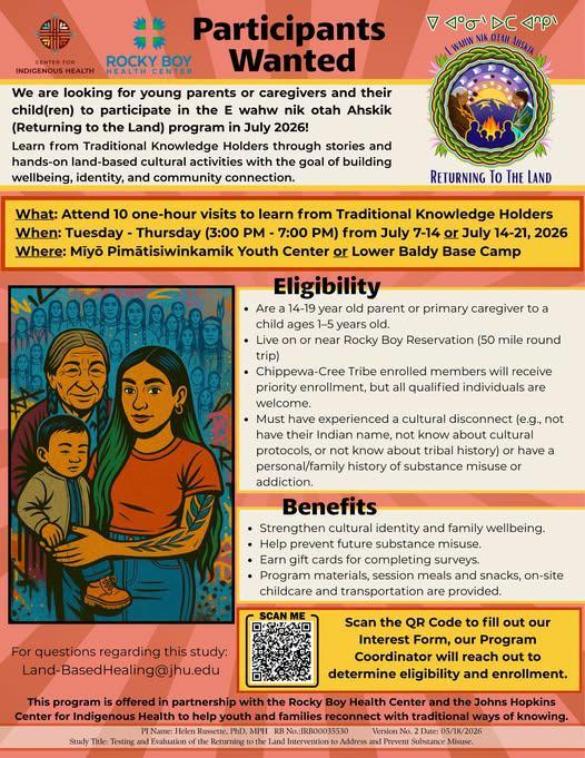 Returning to the Land Program