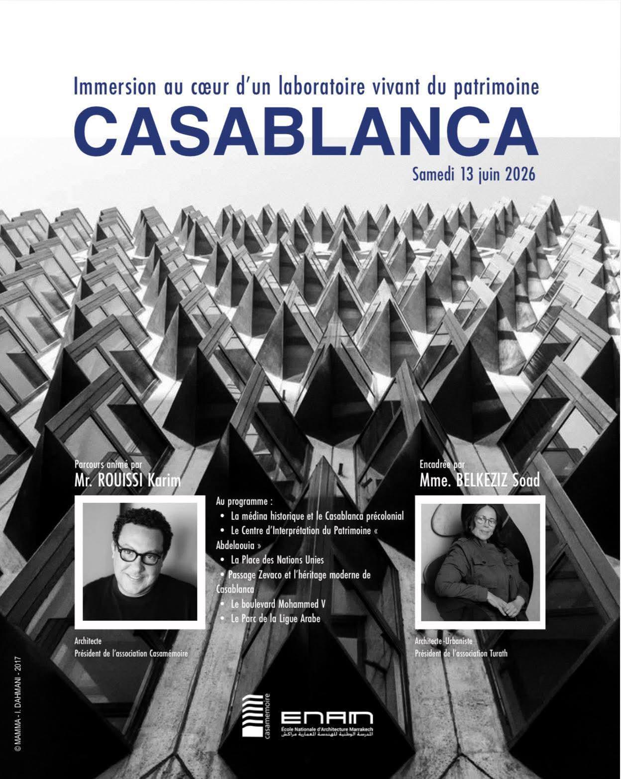 Immersion au coeur d'un laboratoire vivant du patrimoine de Casablanca