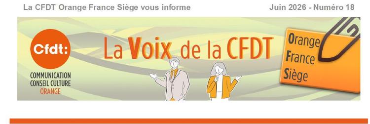 La voix de la CFDT OFS N°18 (juin 2026)