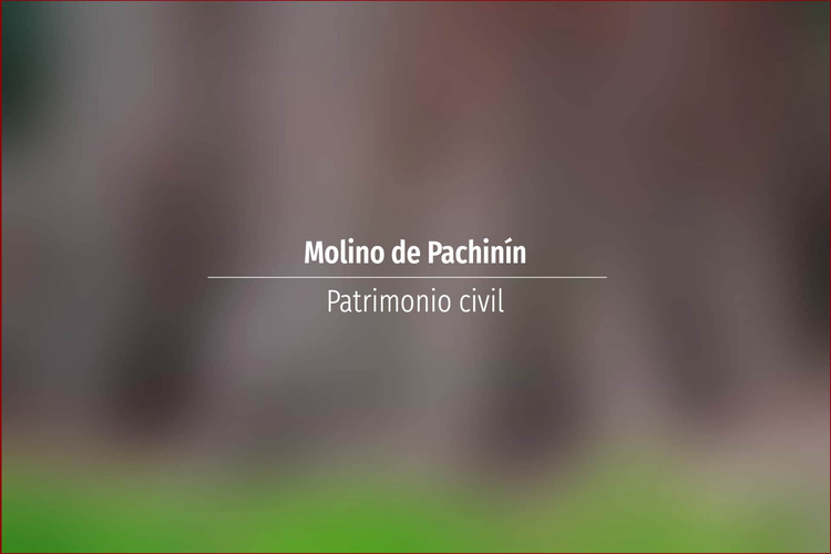 Molino de Pachinín