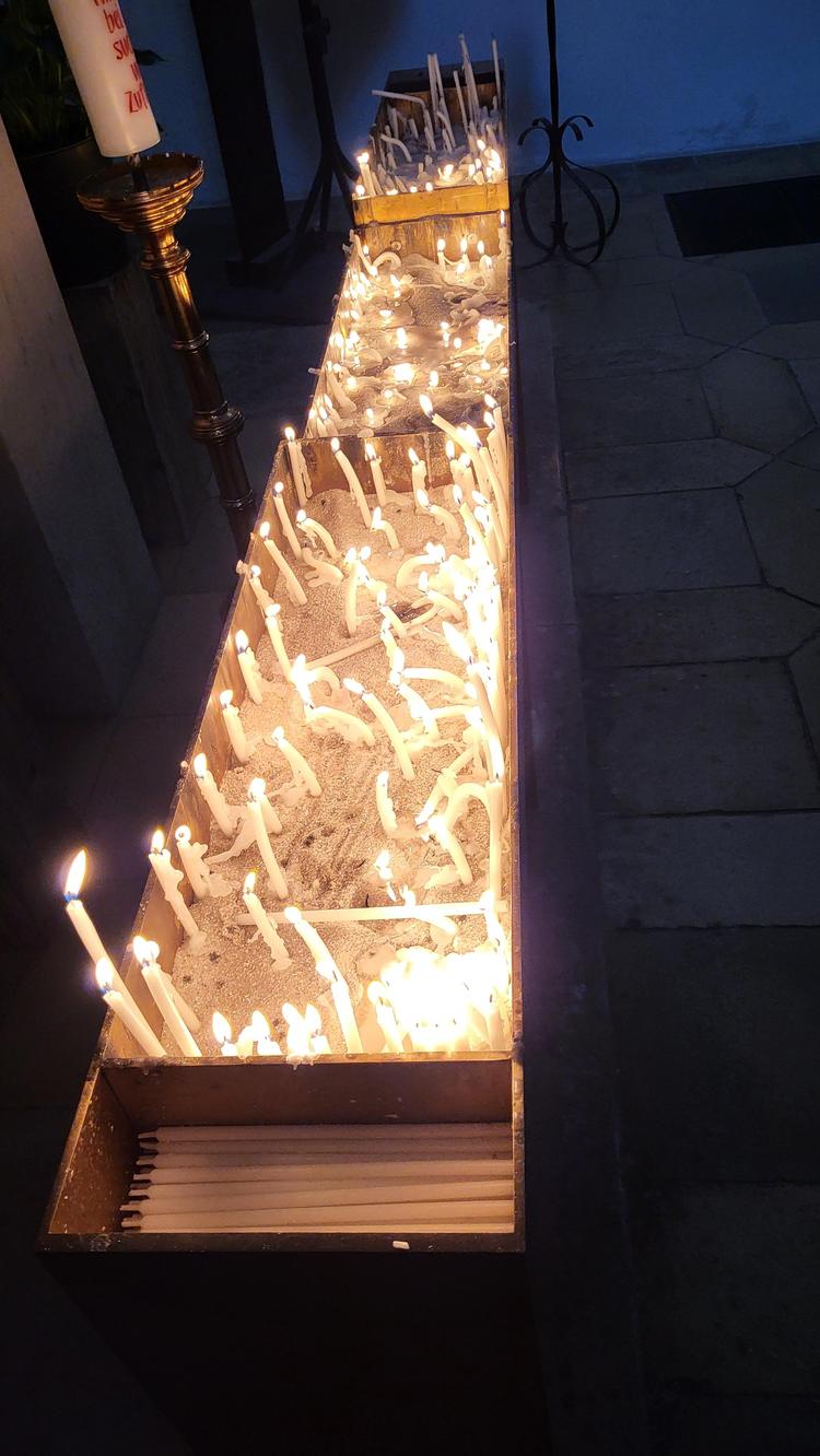 Brandschäden in den Kirchen