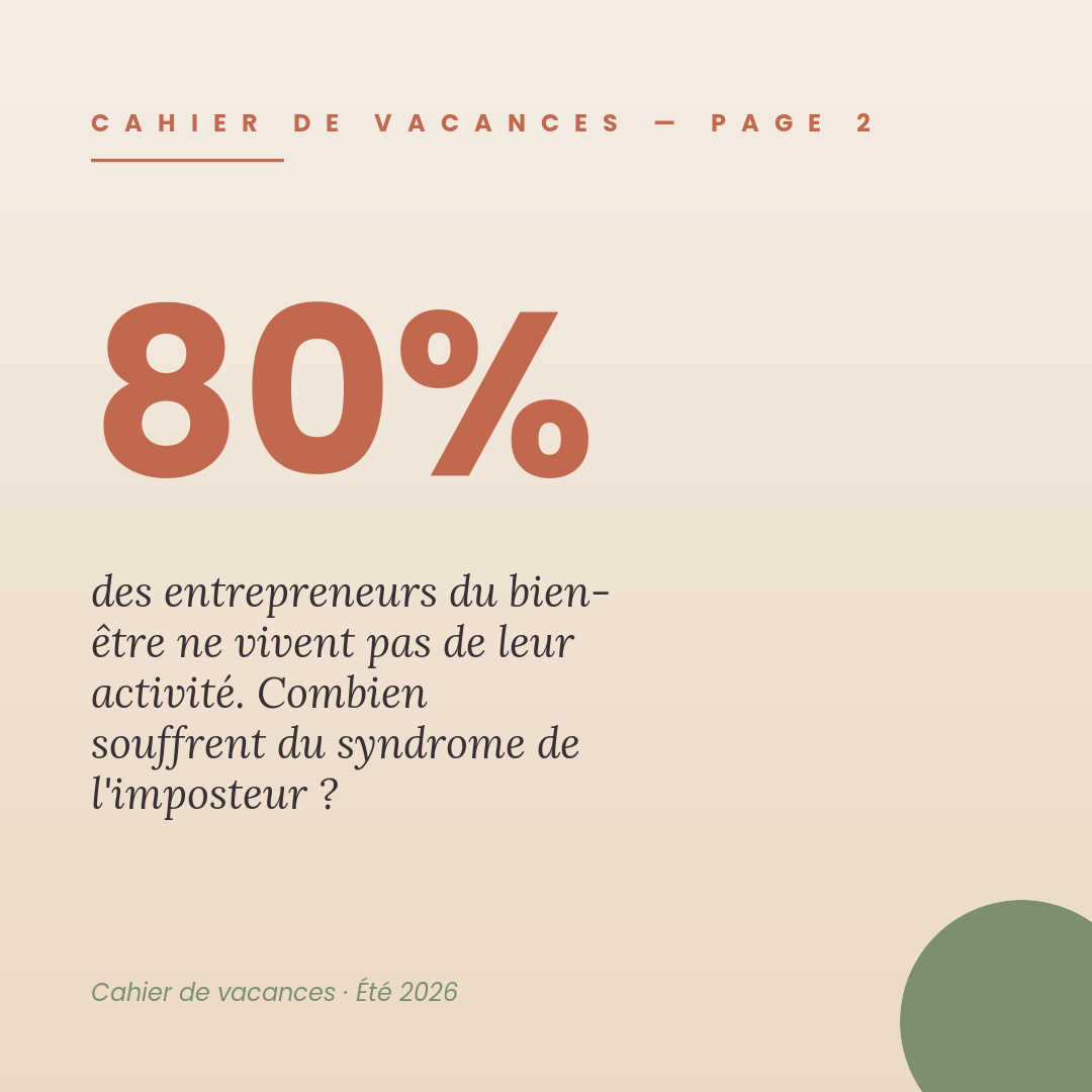 80% des thérapeutes ne vivent pas de leur activité