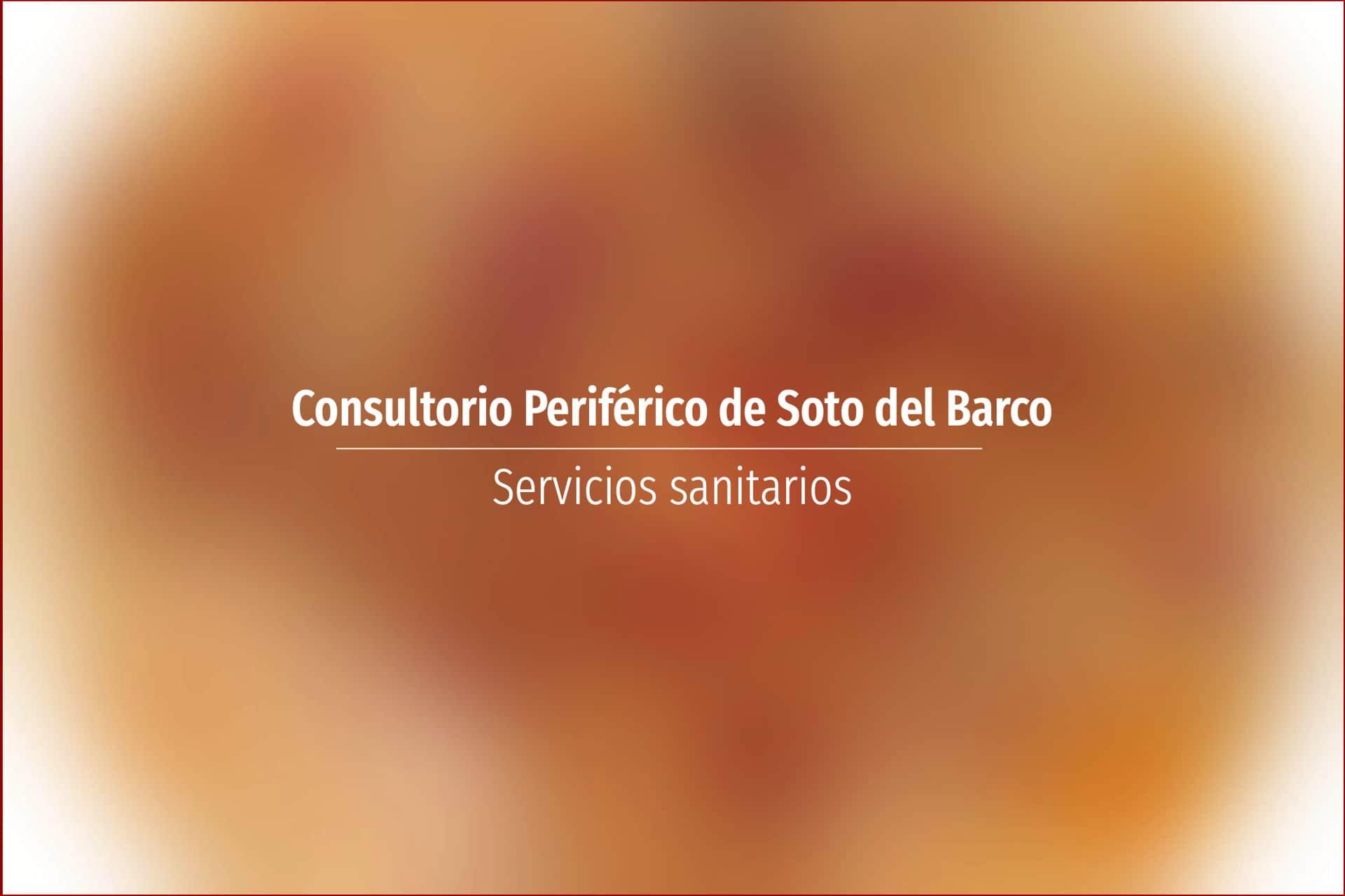 Consultorio Periférico de Soto del Barco