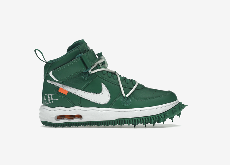 NIKE Air Force 1 Mid x Off-White Pine Green