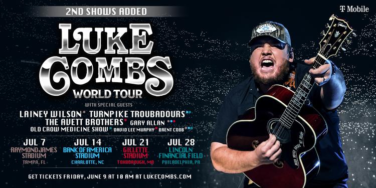 Gary Allan is joining the Luke Combs World Tour
