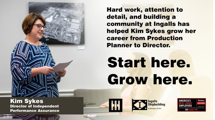 Start here. Grow here. | Kim Sykes, Director of Independent Performance Assurance