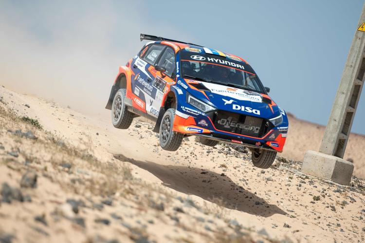 El tramo de 'Famara' protagoniza el test oficial del Rallye Isla de Los Volcanes-Trofeo Ciudad de Arrecife