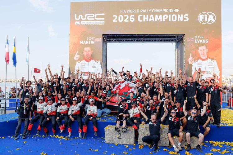 Elfyn Evans y Scott Martin, campeones del Mundial de Rallys con TGR-WRT 