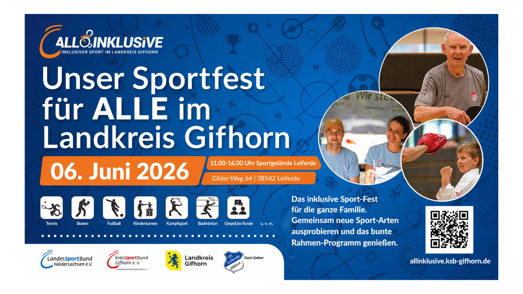 All Inklusive - Unser Sportfest für ALLE  am 06.06.26 #800 Jahre Leiferde