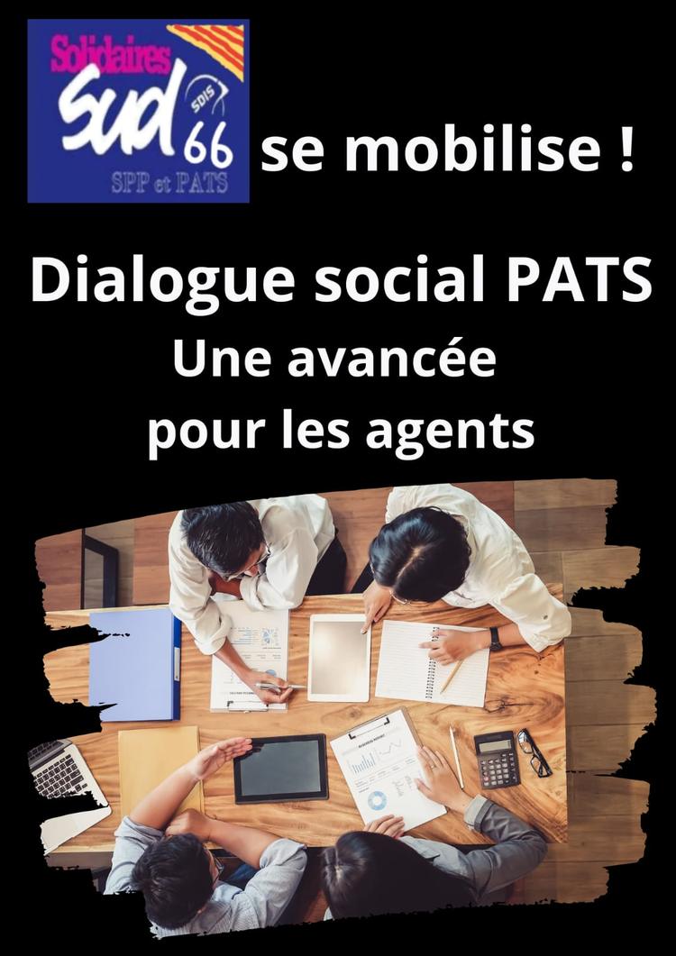 Dialogue social Pats le 27/11/23: une avancée pour les agents