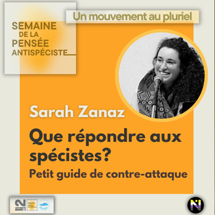 Que répondre aux spécistes ?