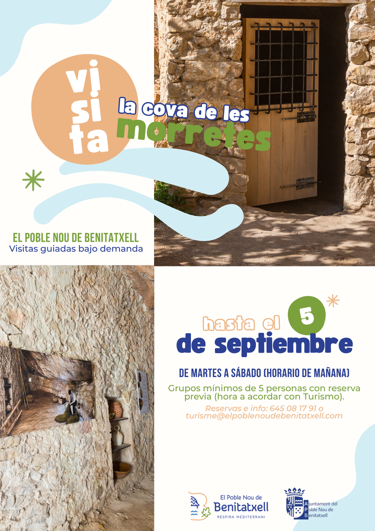 De refugi de contrabandistes a museu viu: el Poble Nou de Benitatxell organitza visites a la cova de les Morretes