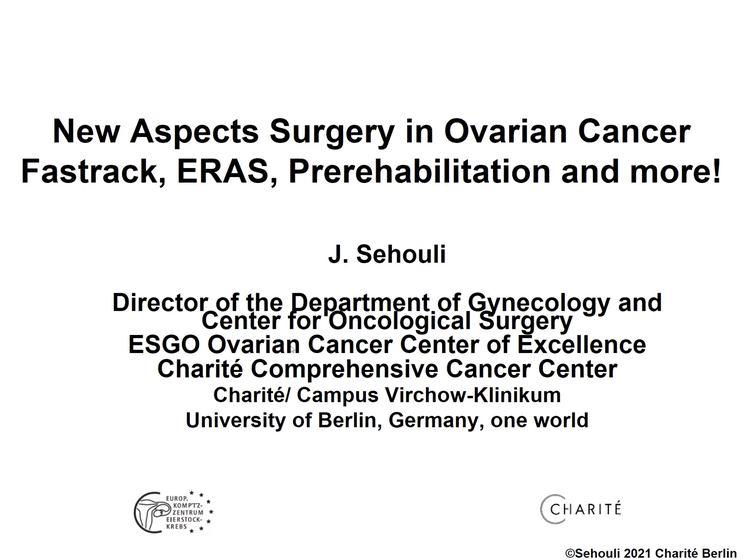New Aspects Surgery in Ovarian Cancer Fastrack, ERAS, Prerehabilitation and more!
