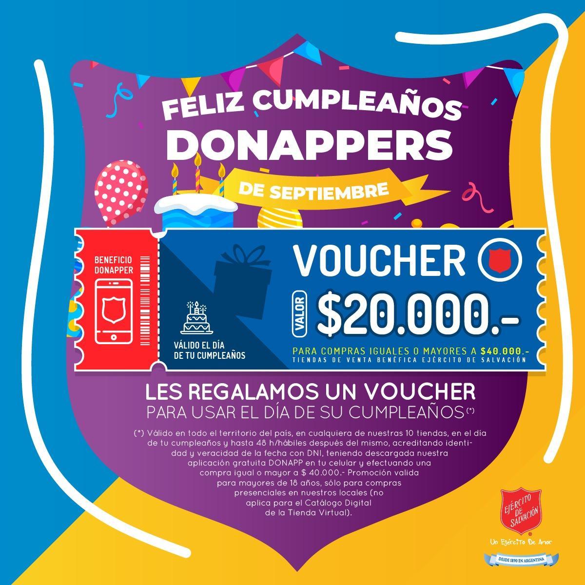 ¡Feliz Vóucher de Cumpleaños! 🎁🎂 Un regalo para vos...