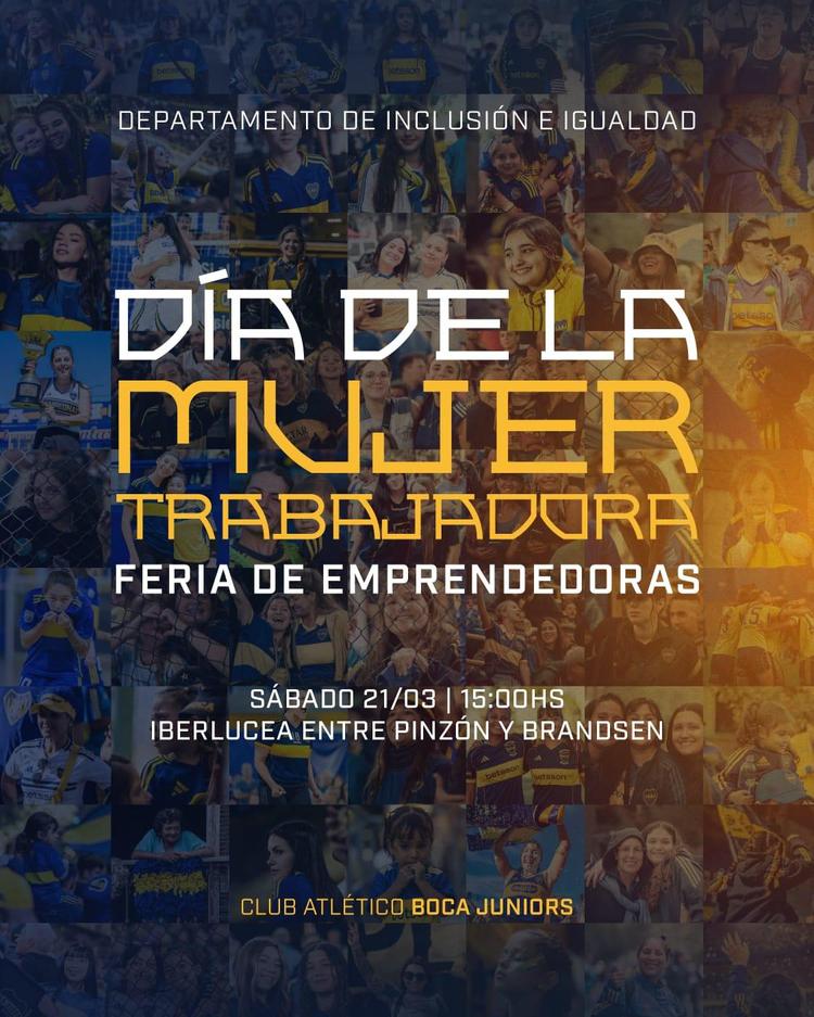 ¡Feria de Emprendedoras Xeneizes! 🤩