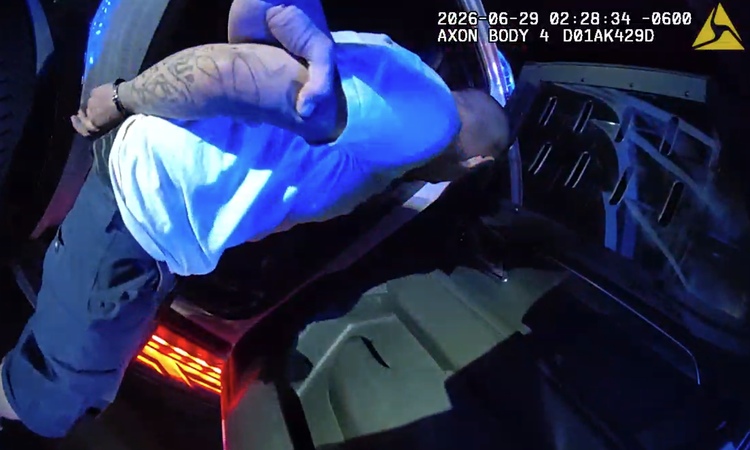 Stop sticks successful, stolen vehicle recovered, driver arrested