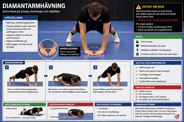 Diamantarmhävning