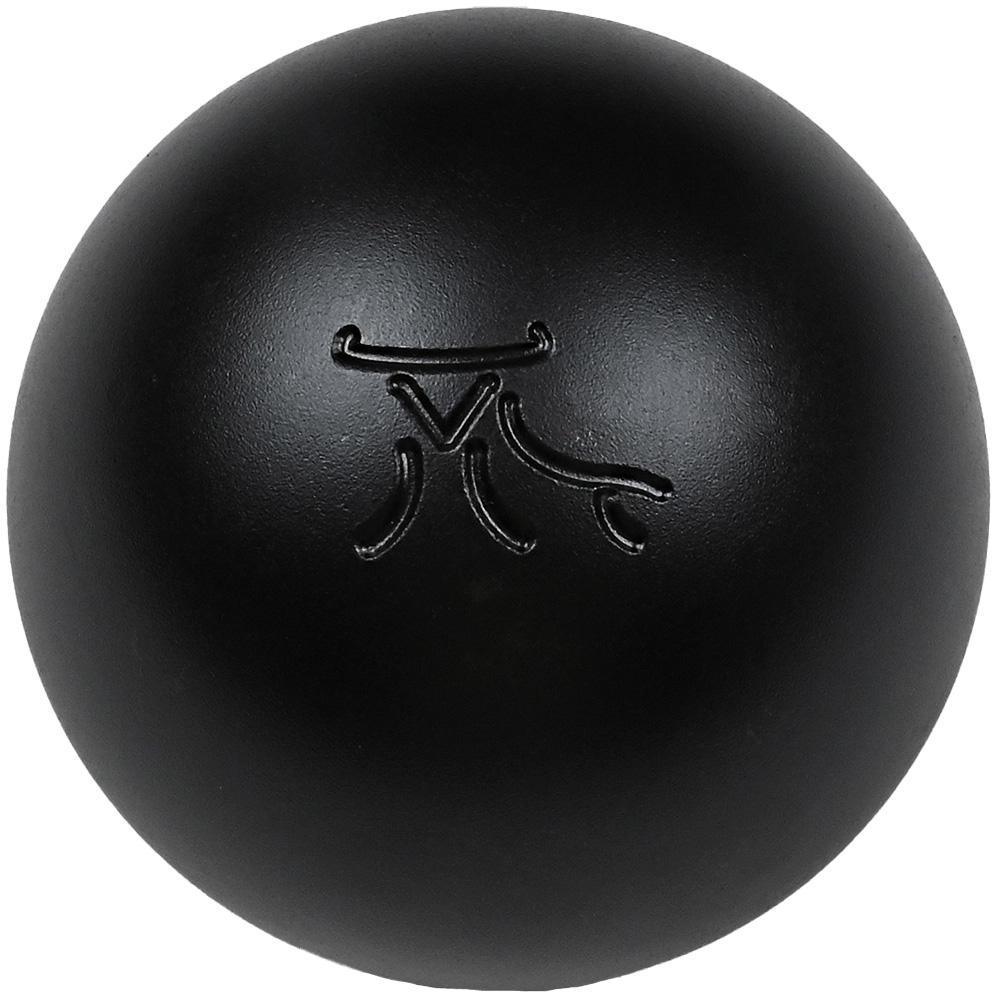 Lot De 3 Boules De Pétanque Noires Striées - 720g - Mat - Générique