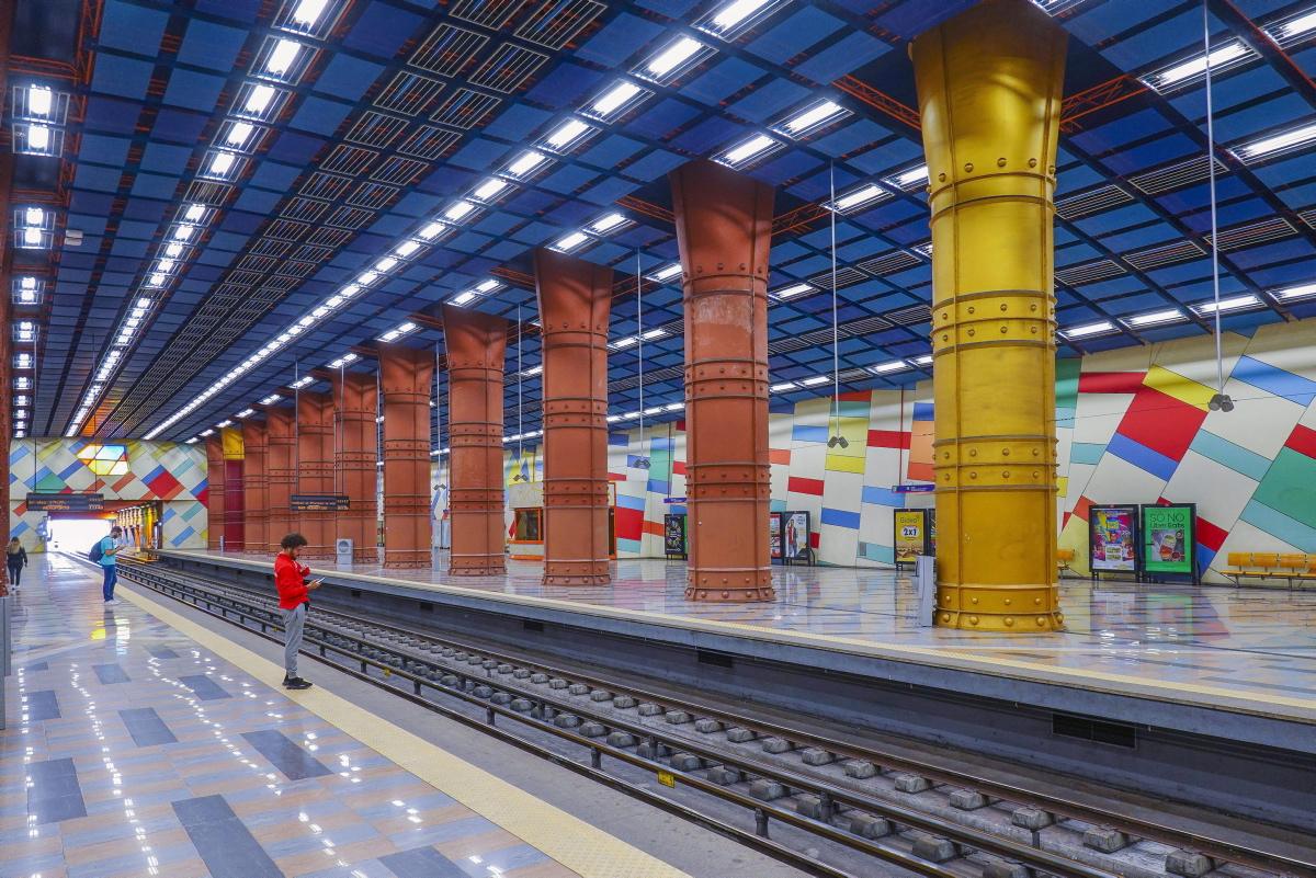 [Focus] - Lisbonne, la station de métro Olaias parmi les plus belles stations de métro d'Europe