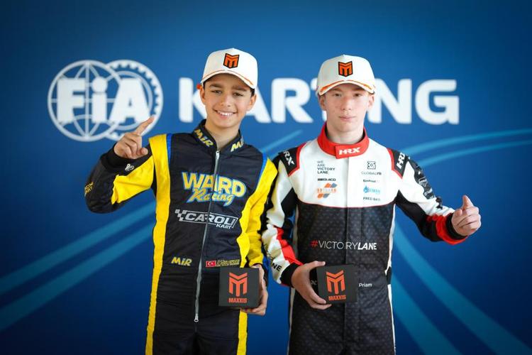 Bruno y Zülfikari logran la pole en el inicio del Europeo de Karting