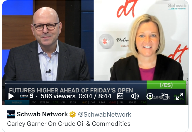 Crude oil, gold, currencies, and more on the Schwab Network